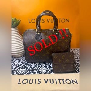 Loud Vuitton Speedy 25 and Wallet